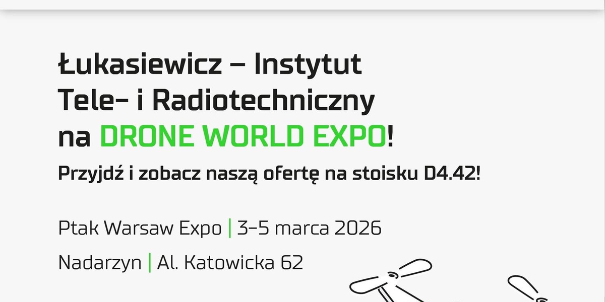Zapraszamy na DRONE EXPO 2026